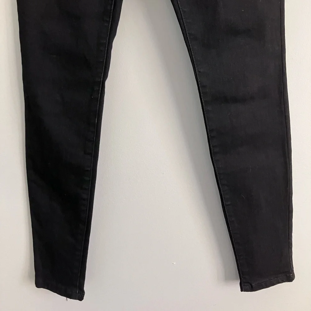 EVERLANE Curvy High-Rise Black Crop Skinny Jeans Size 23 - Picture 4 of 12